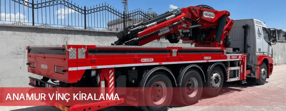 Anamur İlçemi Vinç Kiralama